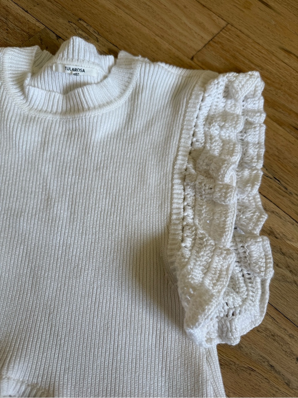 Revolve Tulsarosa Zanea Ruffle Top Small - Picture 3 of 5